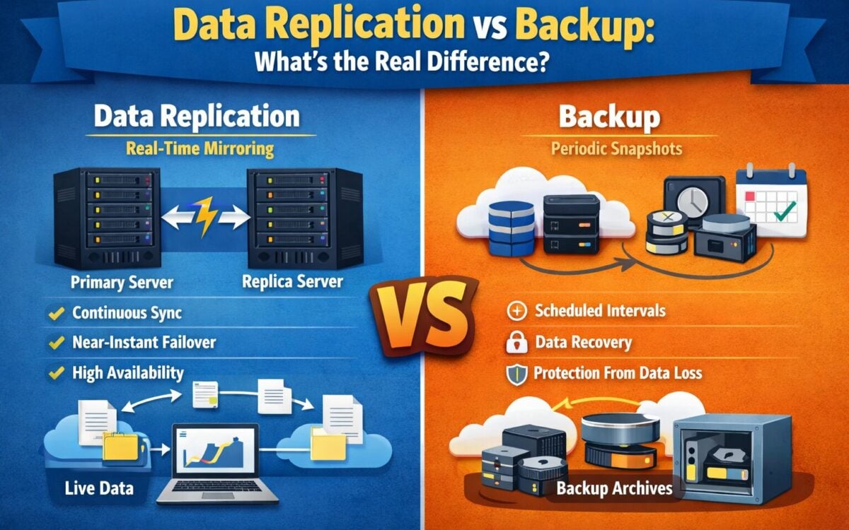 Data Replication vs Backup: What’s the Real Difference?